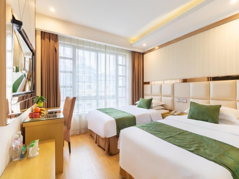 GreenTree Inn Zhejiang Jinhua Yiwu International Trade City Changchun Street Shell Hotel Exterior foto
