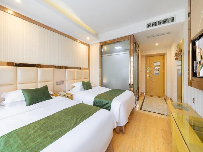 GreenTree Inn Zhejiang Jinhua Yiwu International Trade City Changchun Street Shell Hotel Exterior foto